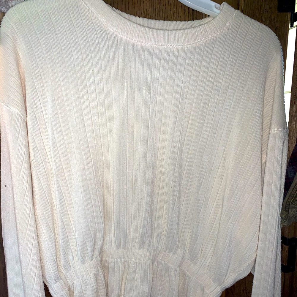Zara elastic-synched sweater